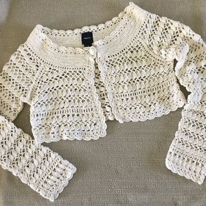Gap Crochet Sweater